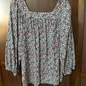 Peasant style blouse